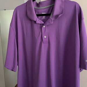 Big and tall men’s 4XLT golf shirt.